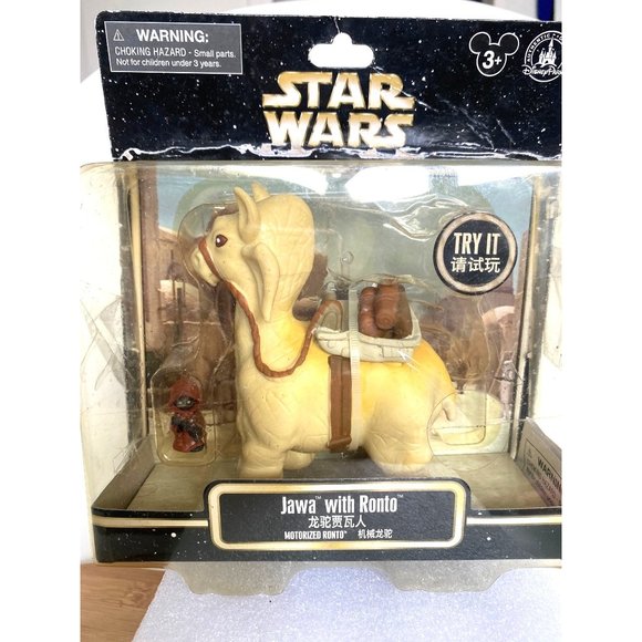 Disney Parks Stars Wars Jawa with Ronto Motorized Action Figure - Picture 1 of 4